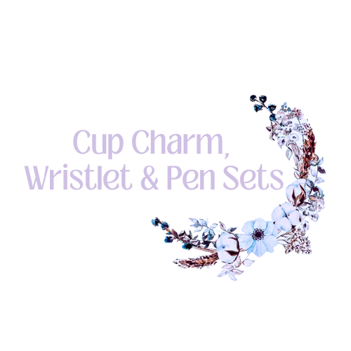 Cup Charm, Wristlet & Pen Set