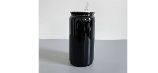 Black 16 oz Libby