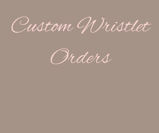 Custom Wristlet Orders
