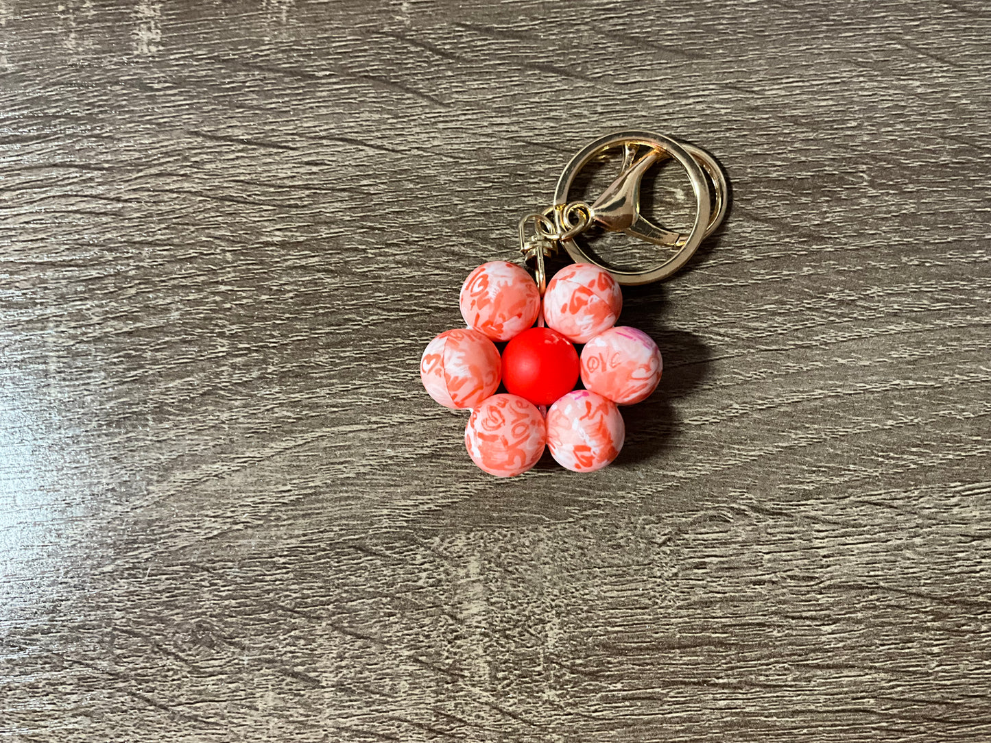Love Flower Key Chain