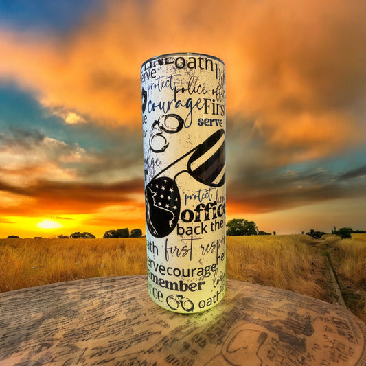 Police 20oz Tumbler